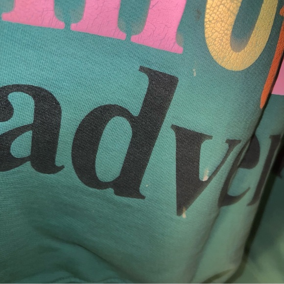 MAYFAIR GROUP *HARD TO FIND* GREEN “CHOOSE YOUR OWN EMOTIONAL JOURNEY” crew neck - Picture 5 of 14